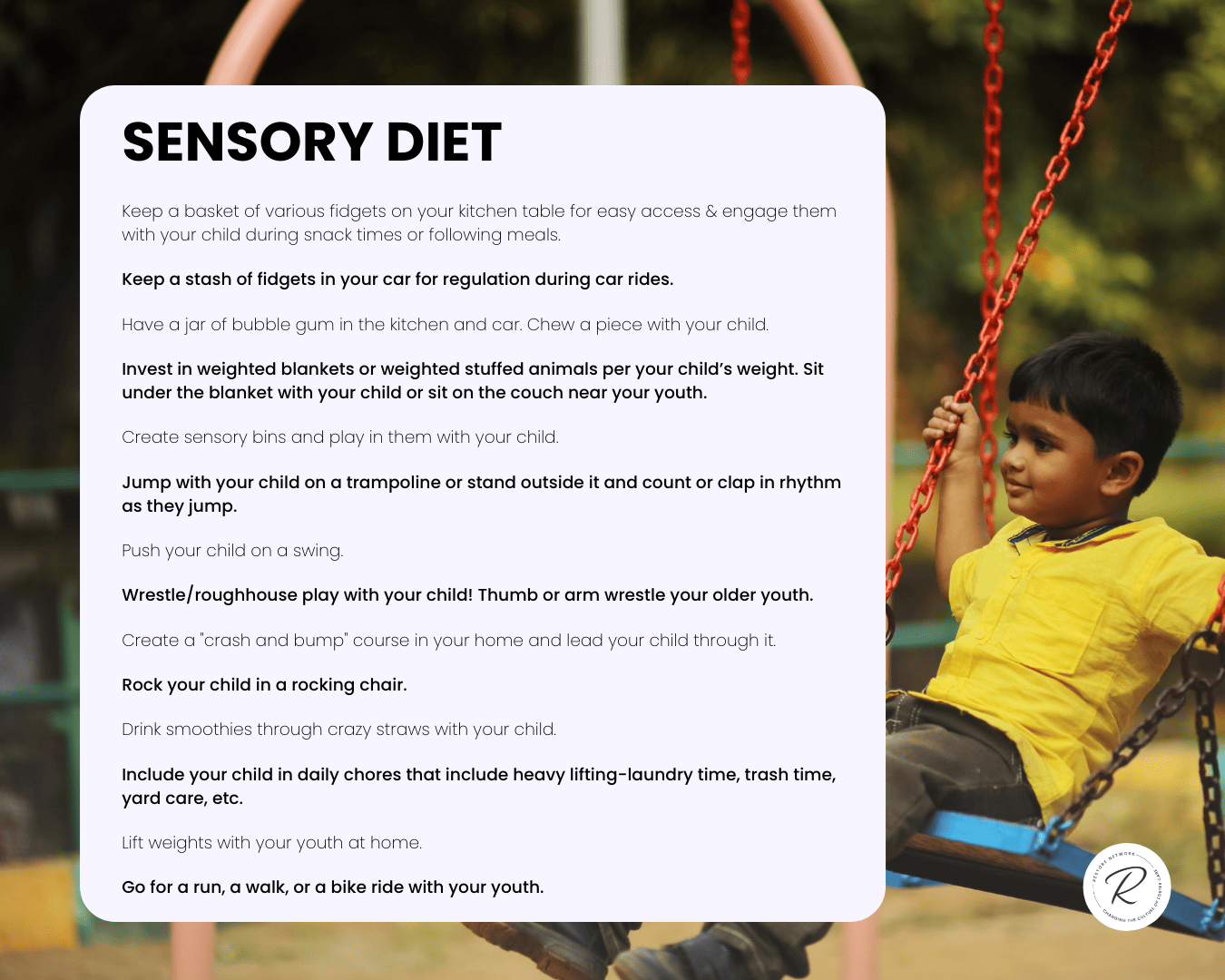 Sensory Diet Tips ()
