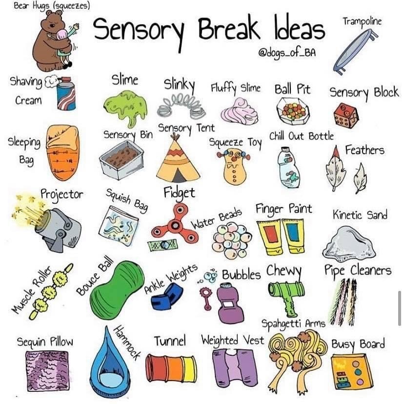 Sensory diet examples