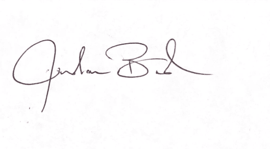 Jordan signature Jordan signature